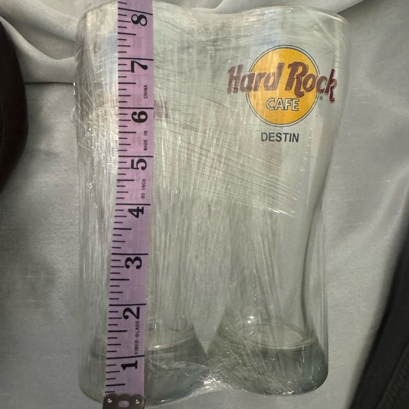 Hard Rock Cafe Destin Drinkware‎ Set of two. 8 inches tall. - Picture 3 of 3